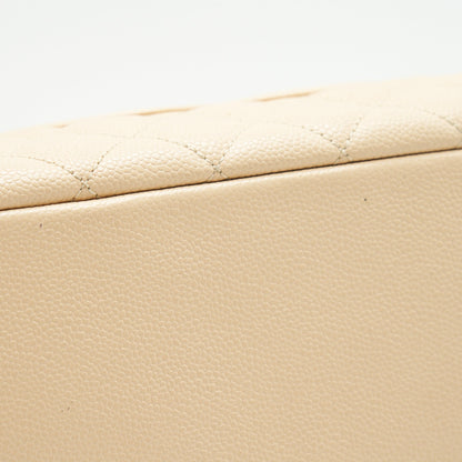 CHANEL CAVIAR GRAND SHOPPING TOTE GST IN BEIGE GHW