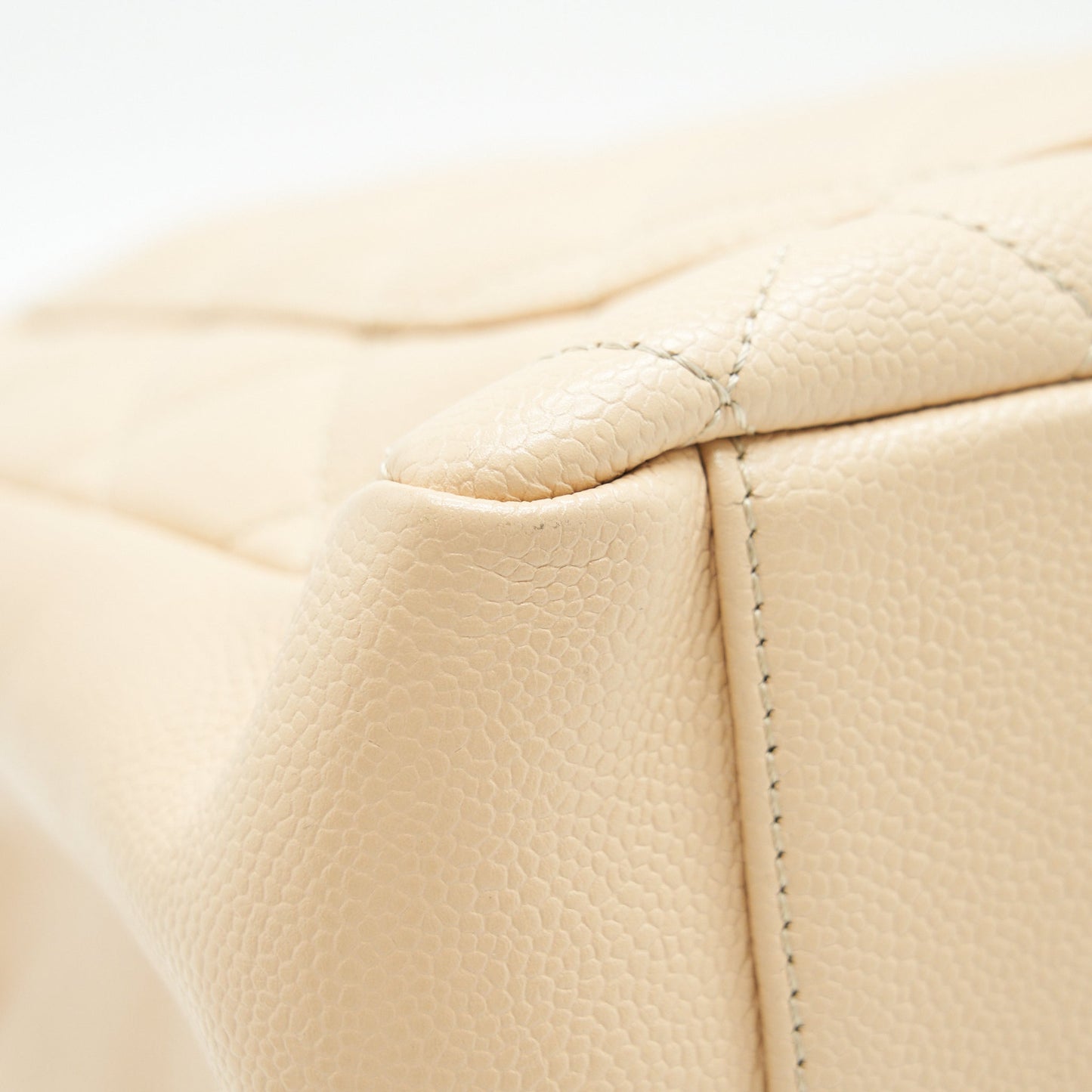 CHANEL CAVIAR GRAND SHOPPING TOTE GST IN BEIGE GHW