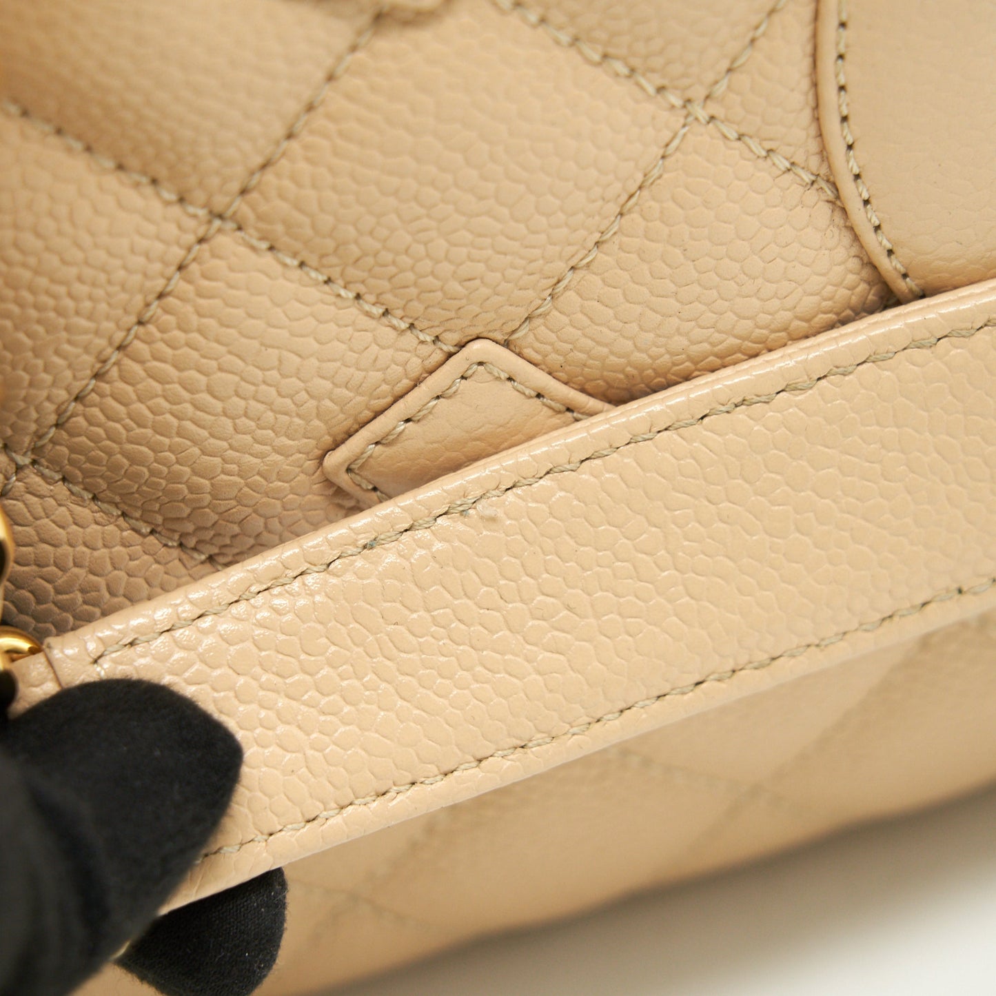 CHANEL CAVIAR GRAND SHOPPING TOTE GST IN BEIGE GHW