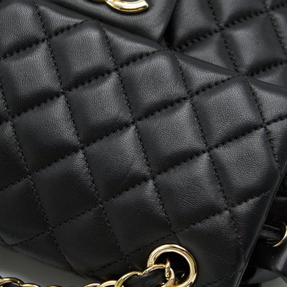 CHANEL QUILTED LAMBSKIN URBAN SPIRIT BACKPACK BLACK GHW