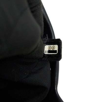 CHANEL QUILTED LAMBSKIN URBAN SPIRIT BACKPACK BLACK GHW