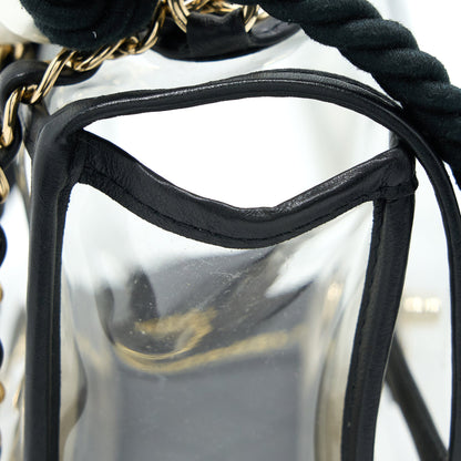 Chanel Sand By The Sea Flap Bag PVC/ Lambskin LGHW