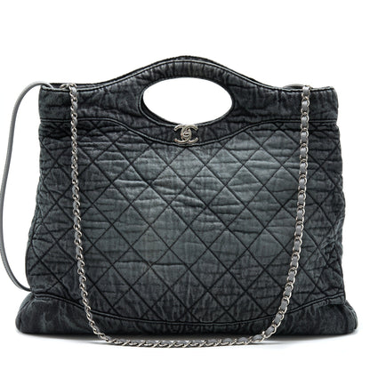Chanel 31 Bag Danim Grey SHW