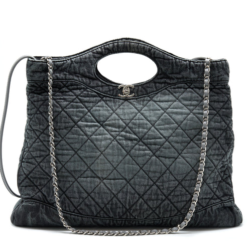 Chanel 31 Bag Danim Grey SHW