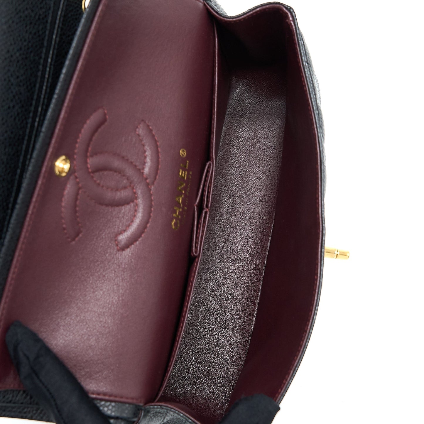 Chanel Small Classic Double Flap Bag Caviar Black GHW