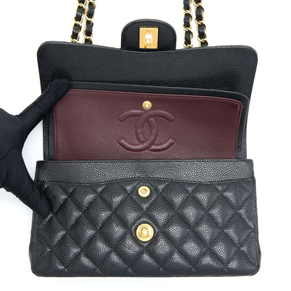 Chanel Small Classic Double Flap Bag Caviar Black GHW