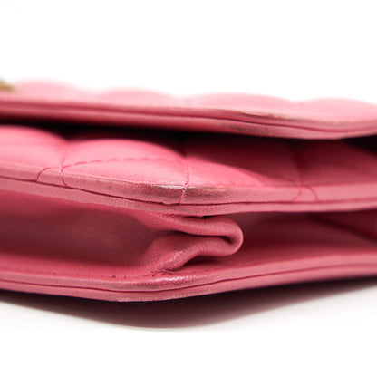 Chanel Boy Wallet on Chain Pink GHW
