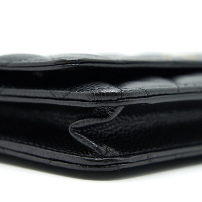 Chanel Classic Wallet on Chain Caviar Black With GHW