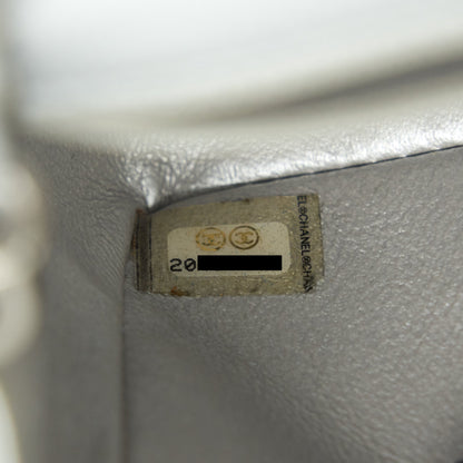 CHANEL RECTANGULAR MINI FLAP BAG SILVER