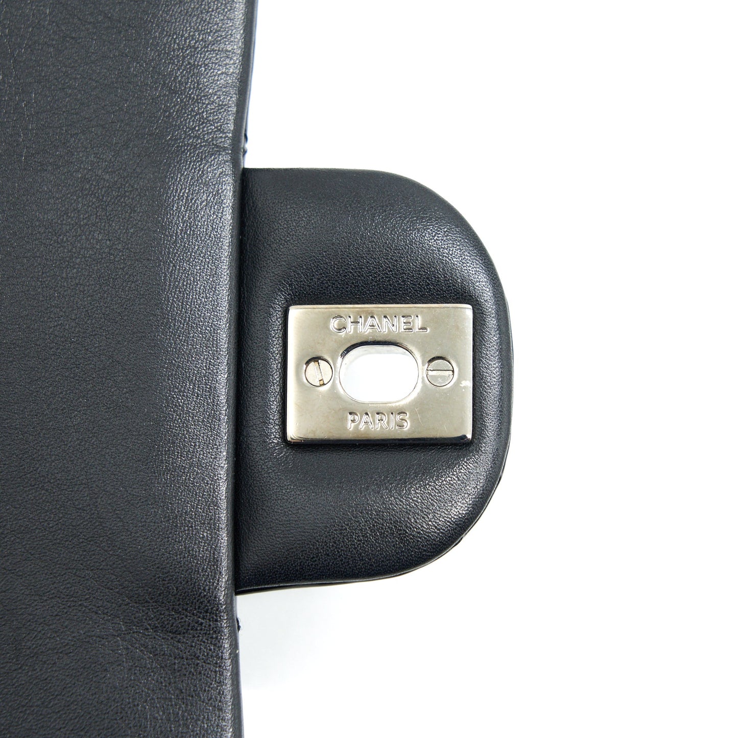Chanel Mini Rectangular Flap bag Patent Leather Black SHW