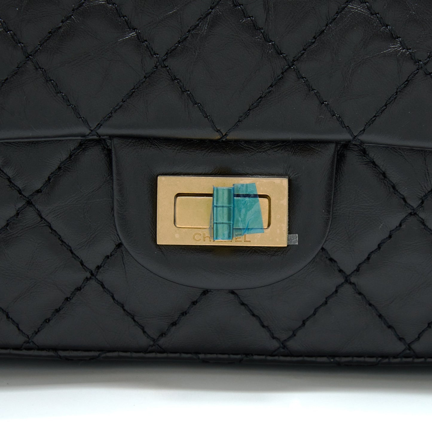Chanel Mini 2.55 Reissue Flap Bag Aged Calfskin Black GHW (Microchip)