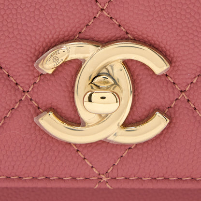 Chanel Small Business Affinity Caviar Pink LGHW