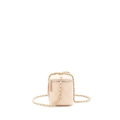 Chanel 22C Long Vanity With Chain Caviar Light Beige LGHW