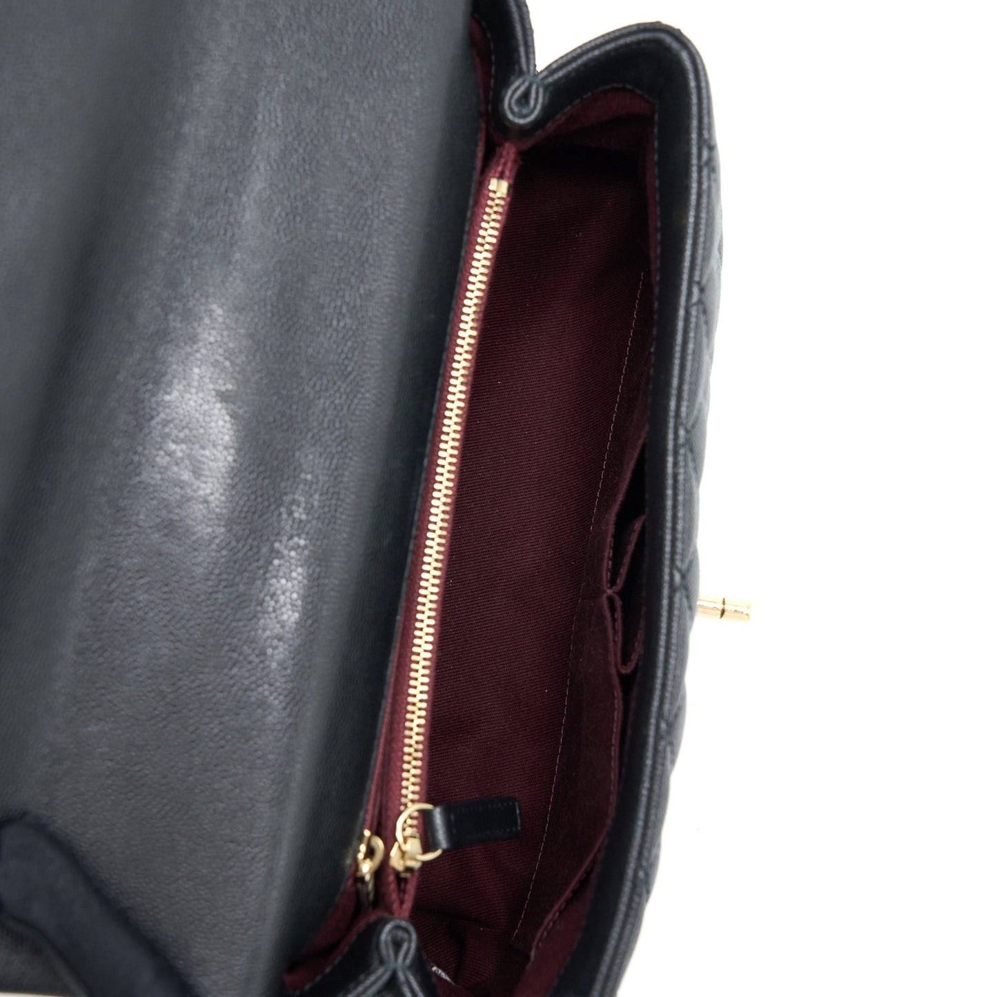 Chanel Medium Coco Handle Caviar Black LGHW