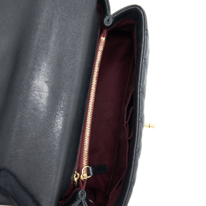 Chanel Medium Coco Handle Caviar Black LGHW