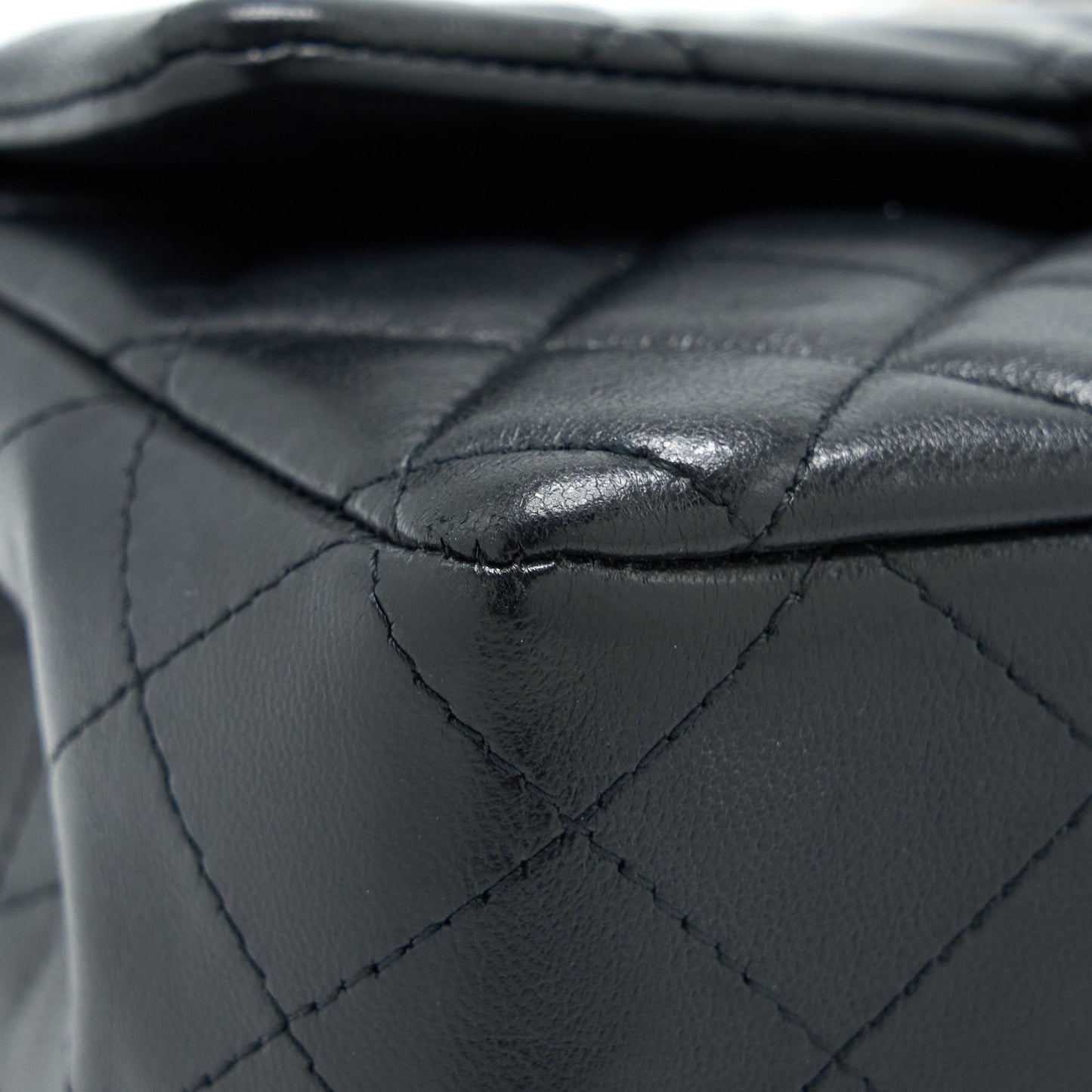 Chanel Mini Rectangular Flap Bag Lambskin Black GHW