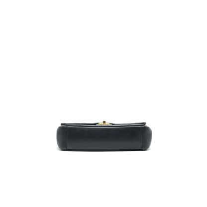 Chanel 20P A real clutch flap bag black