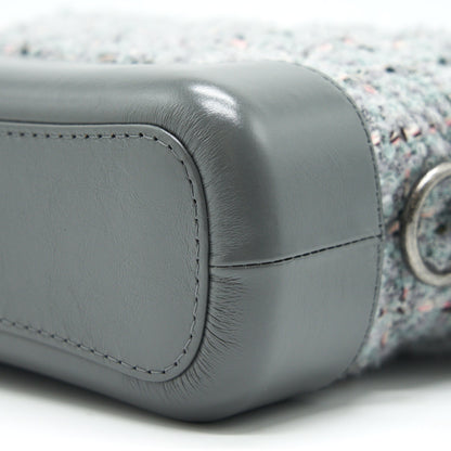 Chanel Small Tweed Gabrielle Hobo Bag Grey