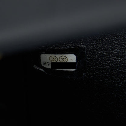 Chanel Mini Rectangular Flap Bag Lambskin Black GHW