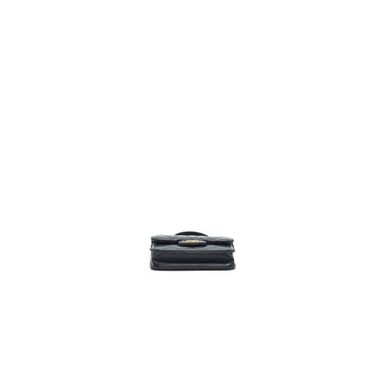 Chanel 2021 flap Coin Purse with Chain black GHW