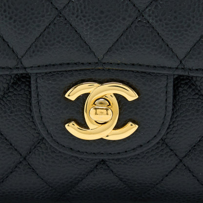 Chanel Medium Classic Double Flap Caviar Black GHW