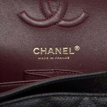 Chanel Small Classic Double Flap Caviar Black GHW