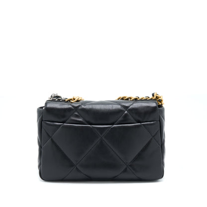 Chanel Small 19 Bag Lambskin Black Multicolour Hardware (Microchip)