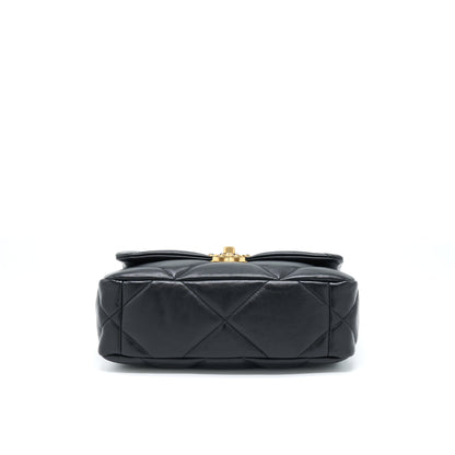 Chanel Small 19 Bag Lambskin Black Multicolour Hardware (Microchip)