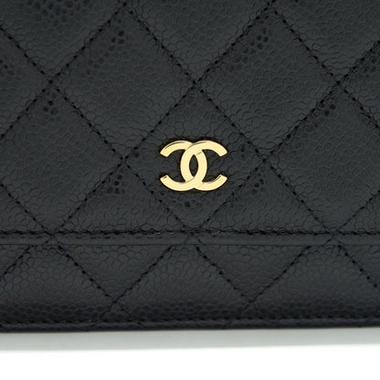 Chanel Wallet on Chain Caviar Black GHW