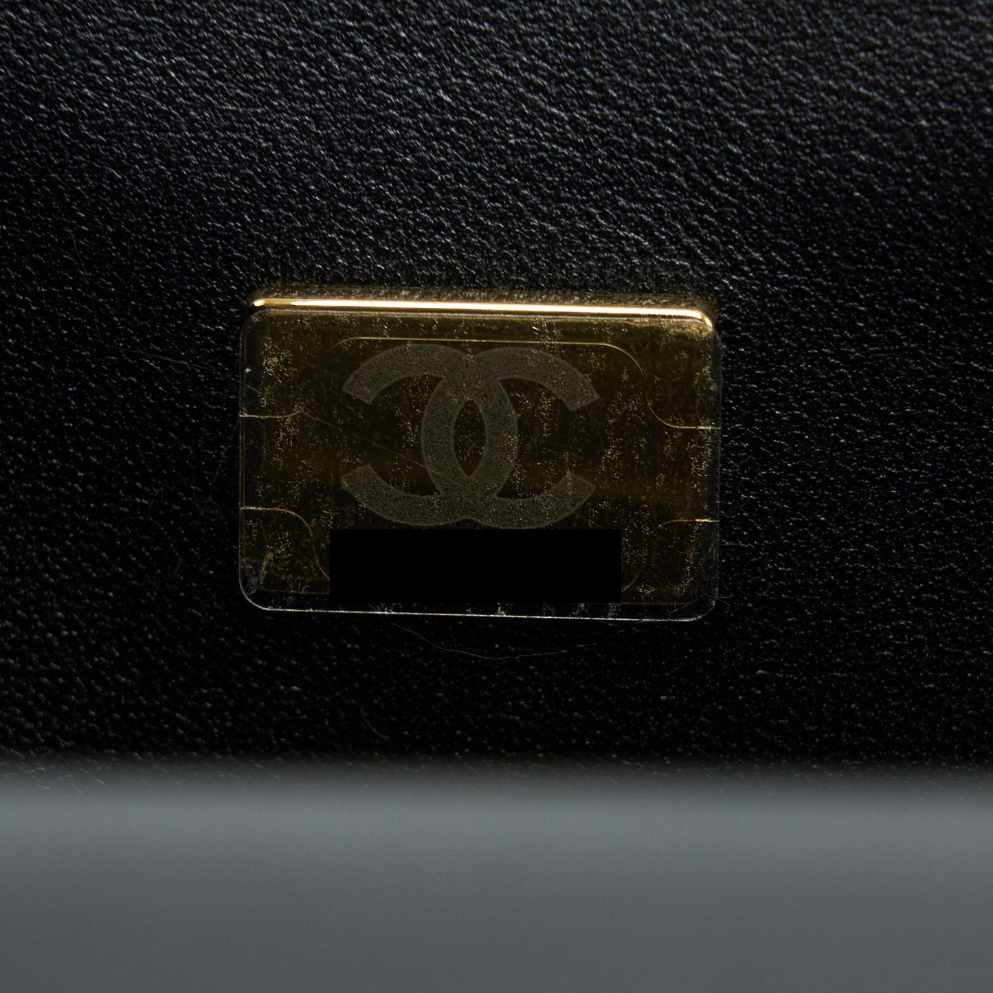 Chanel Top Handle Mini Rectangular Lambskin Black LGHW (Microchip)