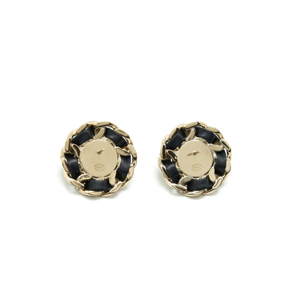 Chanel Round Pearl Earrings LGHW