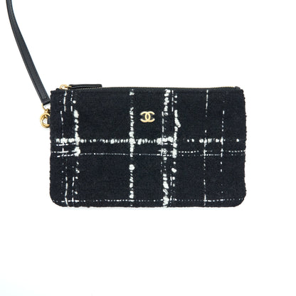 Chanel Medium 22 Bag Tweed Multicolour GHW(Microchip)