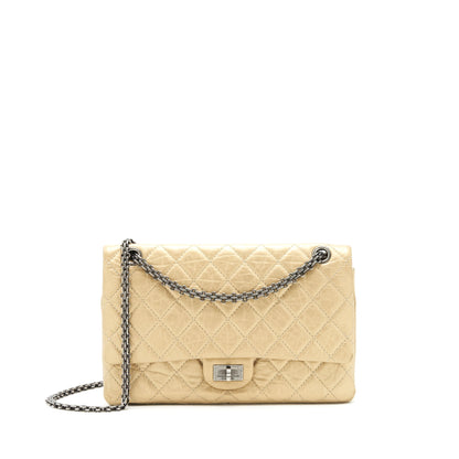 Chanel 2.55 Reissue 226 Double Flap Bag Ruthenium Hardware