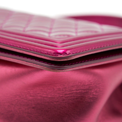 Chanel Medium Leboy Bag Metallic Pink SHW