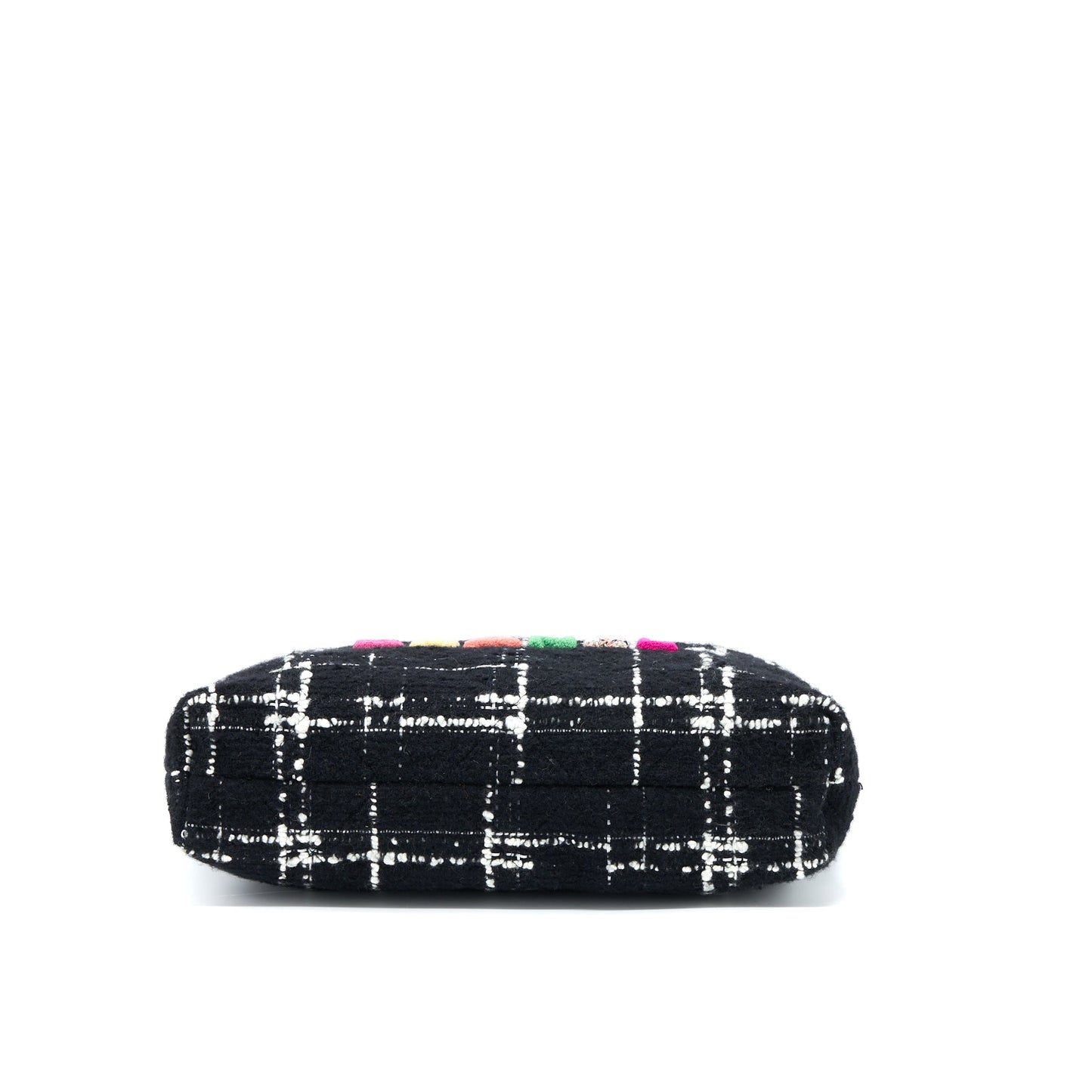 Chanel Medium 22 Bag Tweed Multicolour GHW(Microchip)