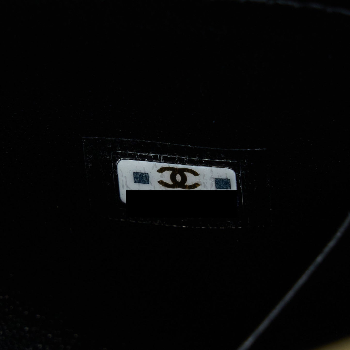 Chanel 22B Flap Bag With Enamel/CC Logo Top Handle Lambskin Black Brushed GHW