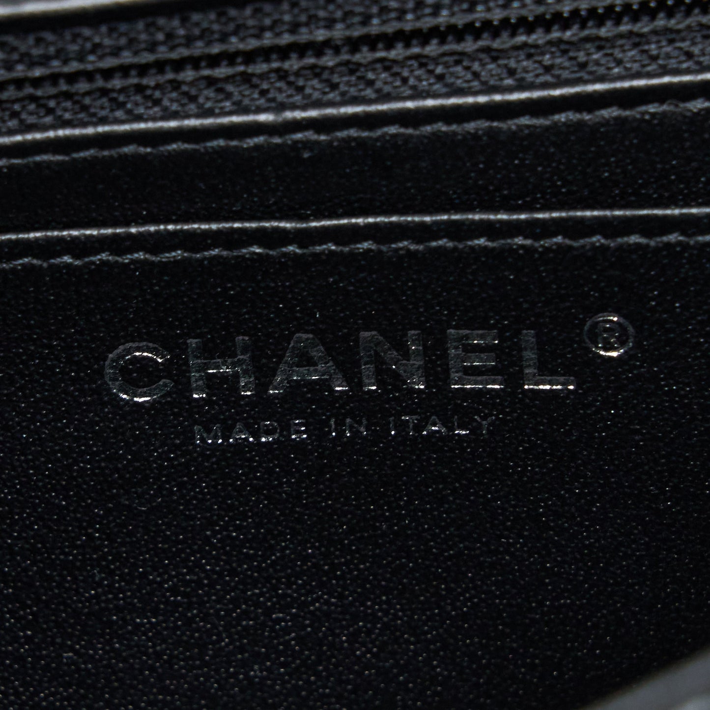 Chanel Mini Rectangular Lambskin Black SHW(Microchip)