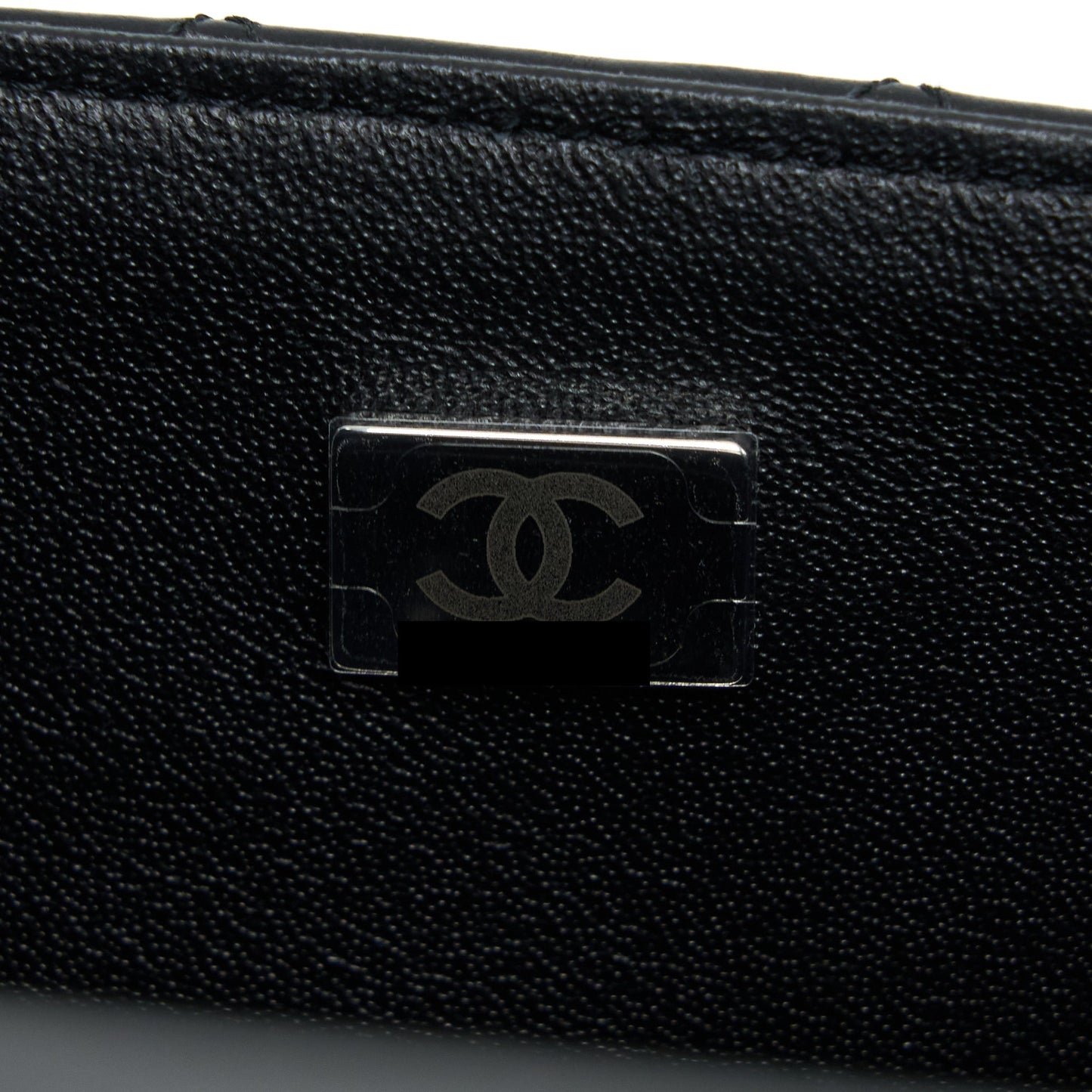 Chanel Mini Rectangular Lambskin Black SHW(Microchip)