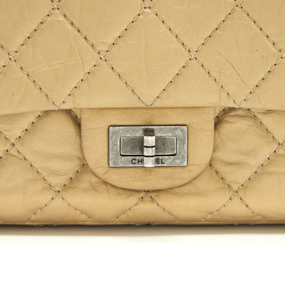 Chanel 2.55 Reissue 226 Double Flap Bag Ruthenium Hardware