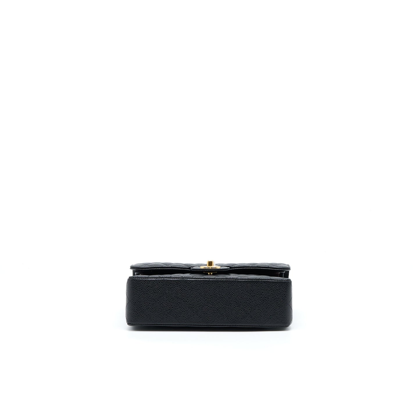 Chanel Small Classic Double Flap Bag Caviar Black GHW (Microchip)