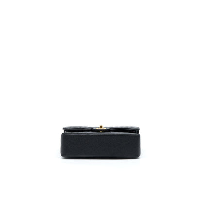 Chanel Small Classic Double Flap Bag Caviar Black GHW (Microchip)