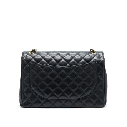 CHANEL CAVIAR MAXI IN BLACK GHW
