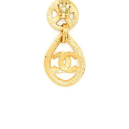 Chanel Vintage Drop Earring 24k GHW