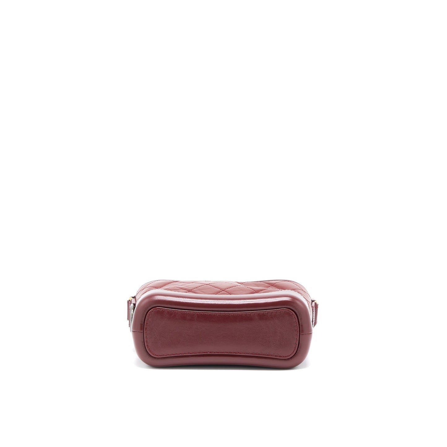 Chanel Small Gabrielle Hobo Bag Calfskin Burgundy Multicolour Hardware