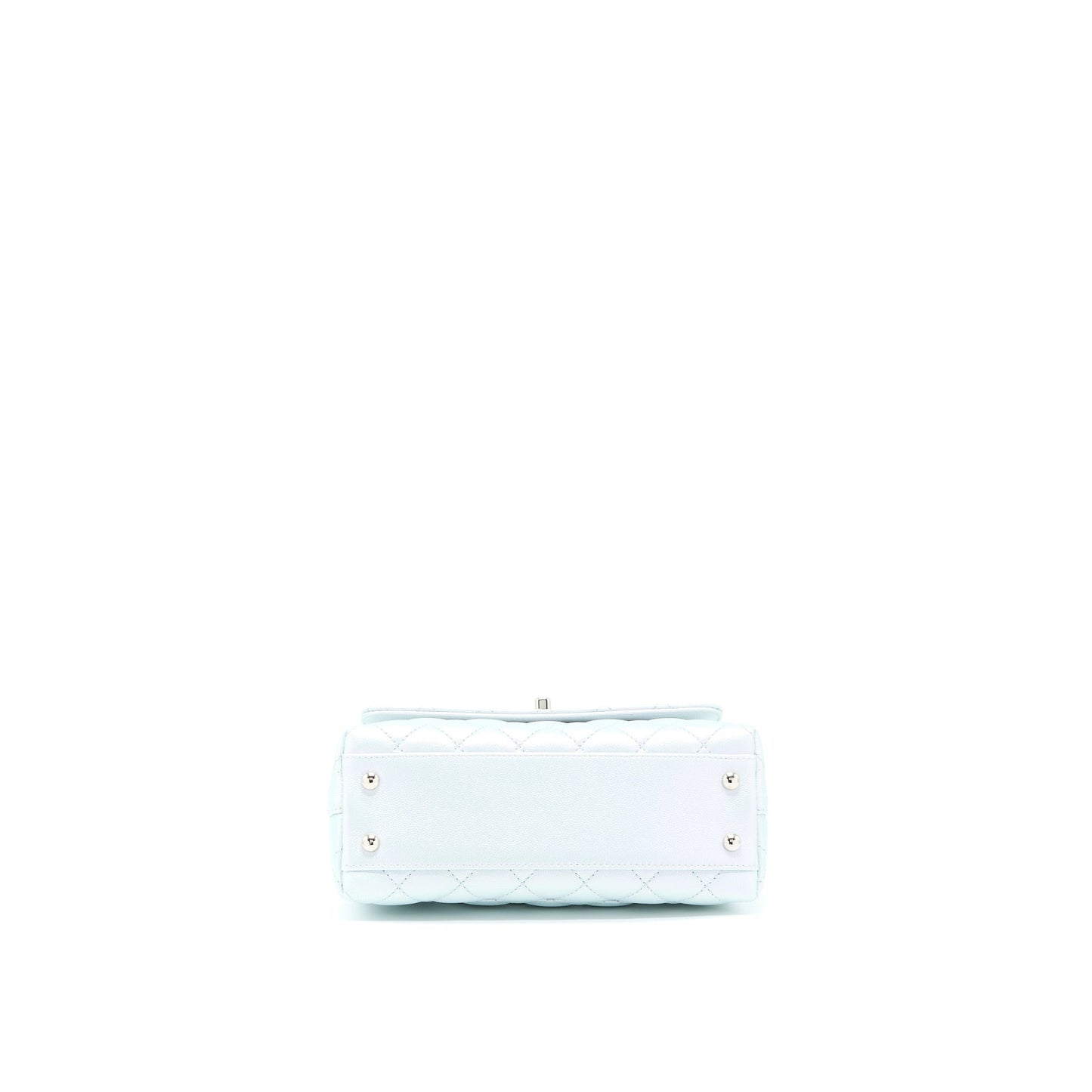 Chanel Small Coco Handle ombr Iridescent light Blue Multicolour Hardware (Microchip)