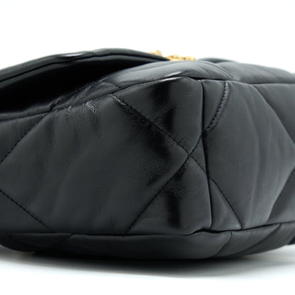 Chanel Small 19 Bag Lambskin Black Multicolour Hardware (Microchip)