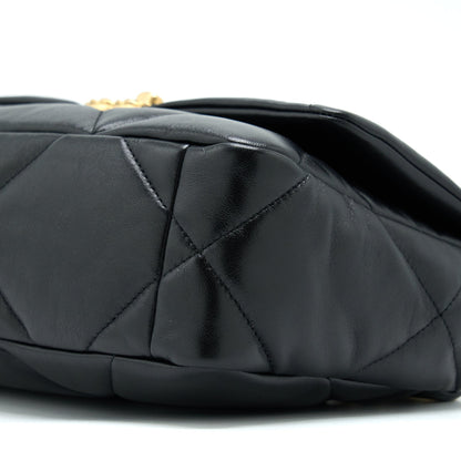 Chanel Small 19 Bag Lambskin Black Multicolour Hardware (Microchip)