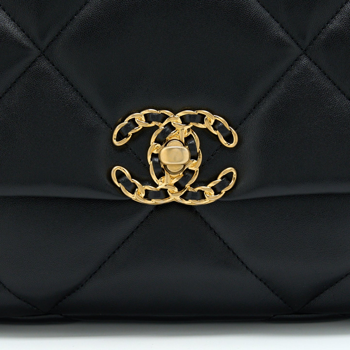 Chanel Small 19 Bag Lambskin Black Multicolour Hardware (Microchip)