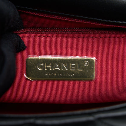 Chanel Small 19 Bag Lambskin Black Multicolour Hardware (Microchip)