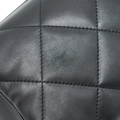 Chanel Black Lambskin Bowling Bag GHW